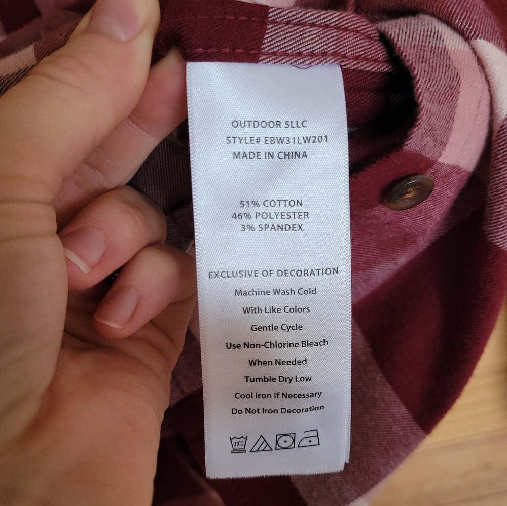 Eddie Bauer Womens Plaid Button-Down long-sleeve Shirt, Size L - Picture 2 of 7